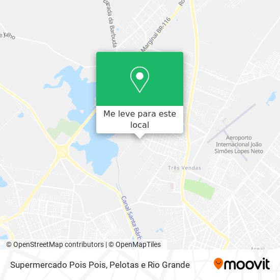 Supermercado Pois Pois mapa