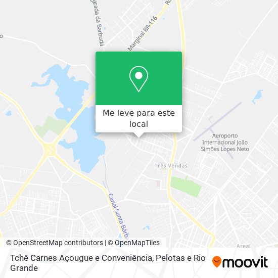 Tchê Carnes Açougue e Conveniência mapa