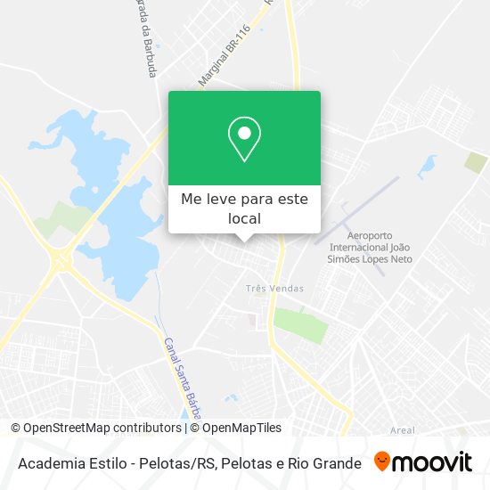 Academia Estilo - Pelotas/RS mapa