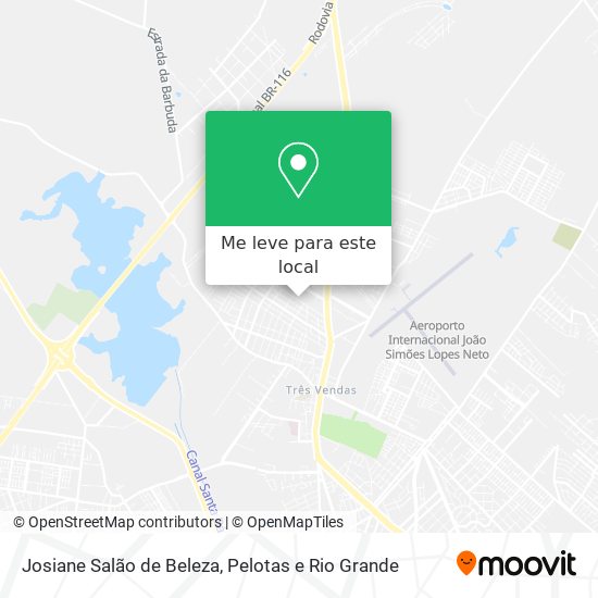 Josiane Salão de Beleza mapa