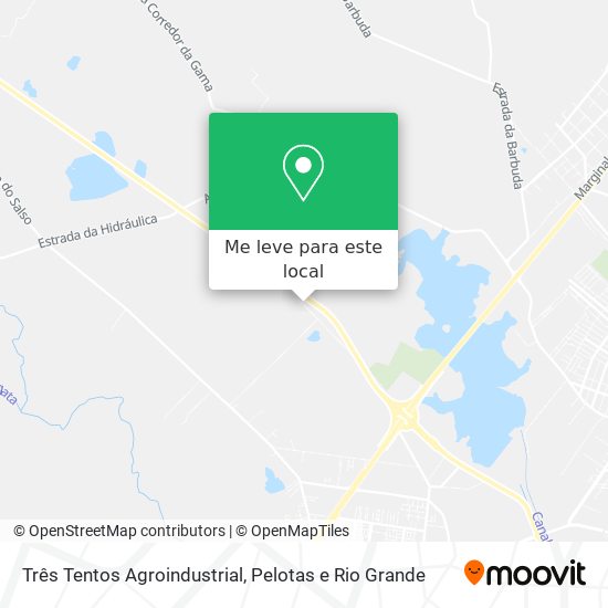 Três Tentos Agroindustrial mapa