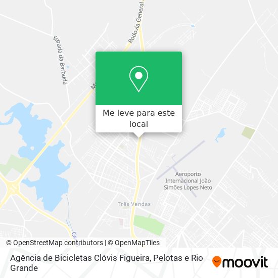 Agência de Bicicletas Clóvis Figueira mapa