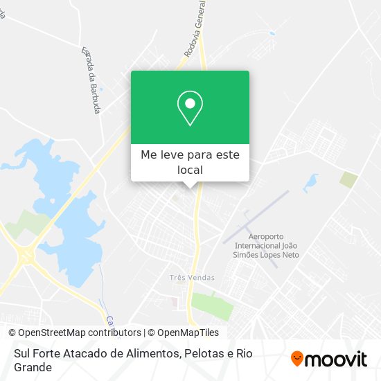 Sul Forte Atacado de Alimentos mapa