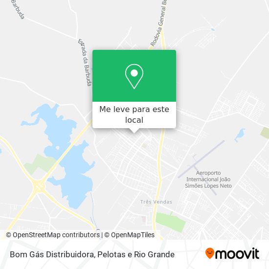 Bom Gás Distribuidora mapa