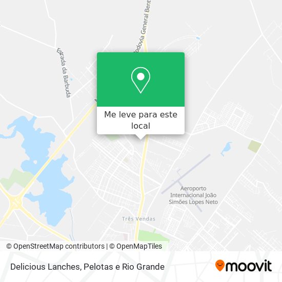 Delicious Lanches mapa