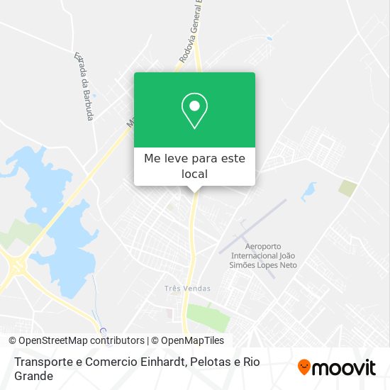 Transporte e Comercio Einhardt mapa