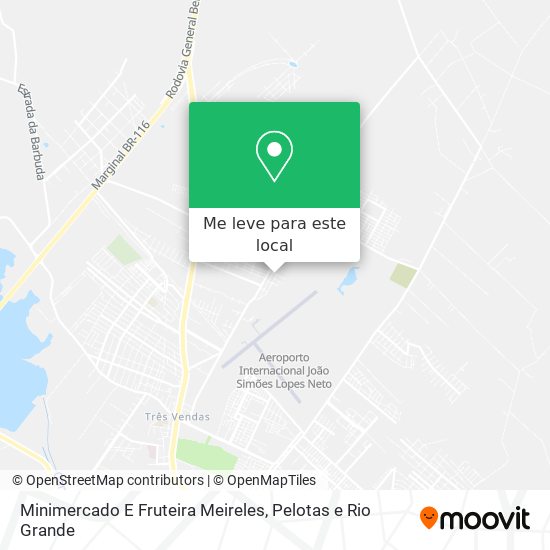 Minimercado E Fruteira Meireles mapa