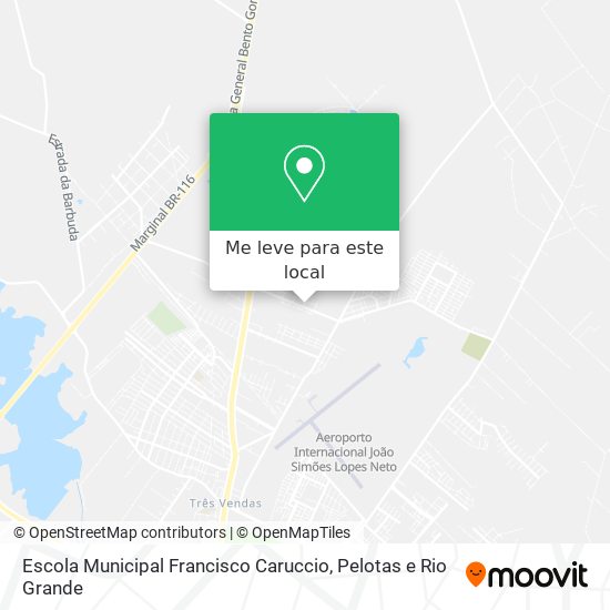 Escola Municipal Francisco Caruccio mapa