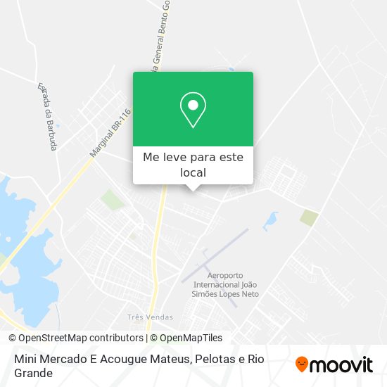 Mini Mercado E Acougue Mateus mapa