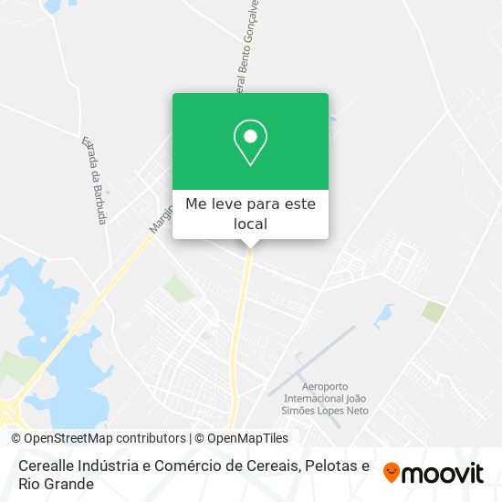 Cerealle Indústria e Comércio de Cereais mapa