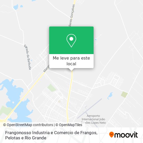 Frangonosso Industria e Comercio de Frangos mapa