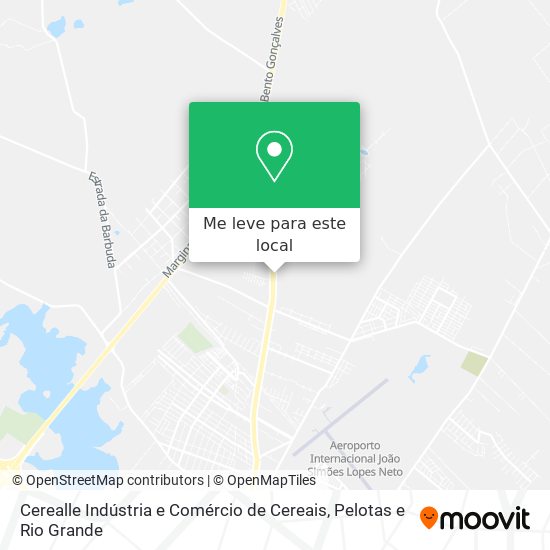 Cerealle Indústria e Comércio de Cereais mapa