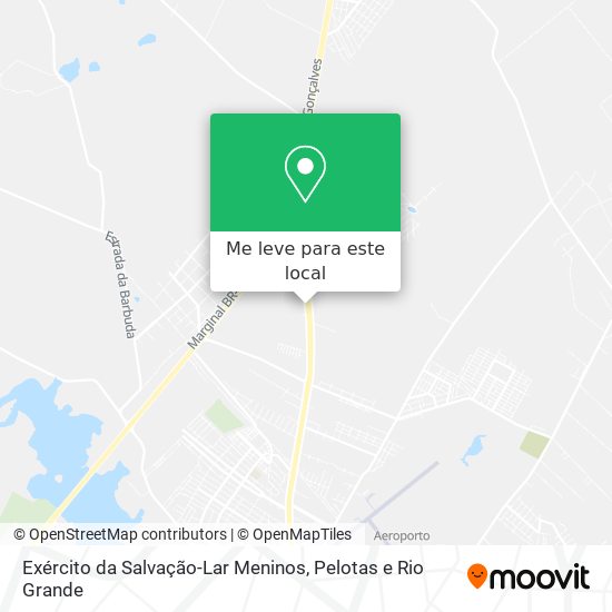 Exército da Salvação-Lar Meninos mapa