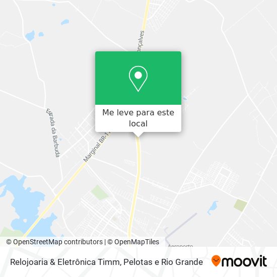 Relojoaria & Eletrônica Timm mapa