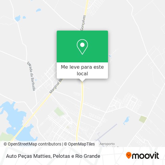 Auto Peças Matties mapa