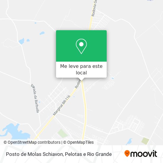 Posto de Molas Schiavon mapa