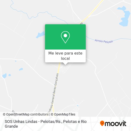 SOS Unhas Lindas - Pelotas/Rs. mapa