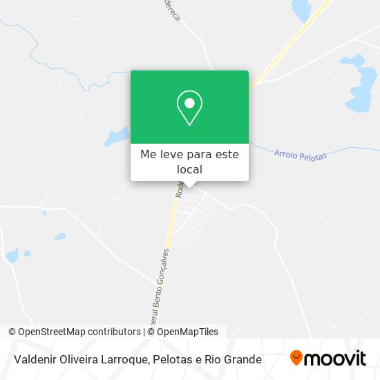 Valdenir Oliveira Larroque mapa