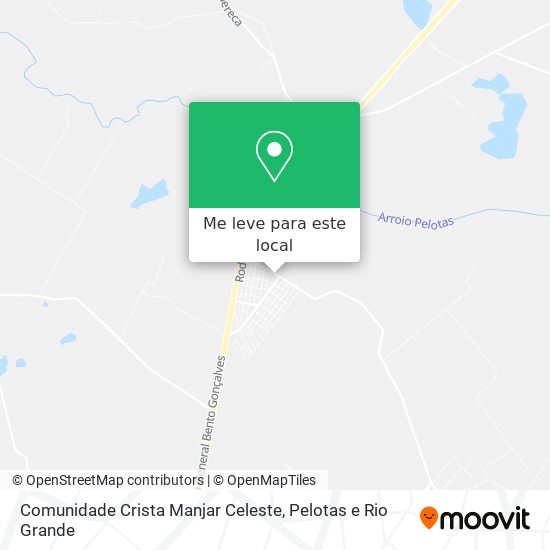 Comunidade Crista Manjar Celeste mapa