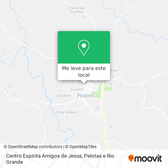 Centro Espírita Amigos de Jesus mapa