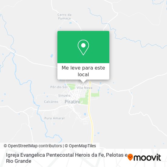 Igreja Evangelica Pentecostal Herois da Fe mapa