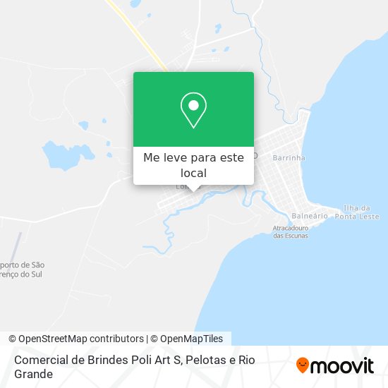 Comercial de Brindes Poli Art S mapa
