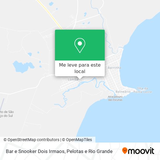 Bar e Snooker Dois Irmaos mapa