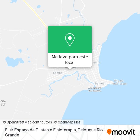 Fluir Espaço de Pilates e Fisioterapia mapa