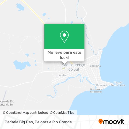 Padaria Big Pao mapa