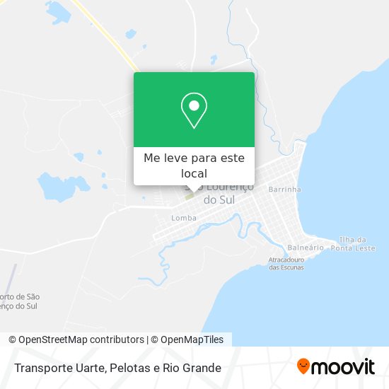 Transporte Uarte mapa