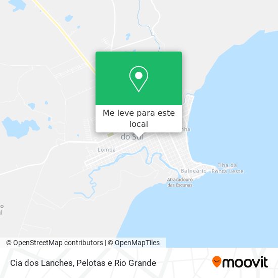 Cia dos Lanches mapa