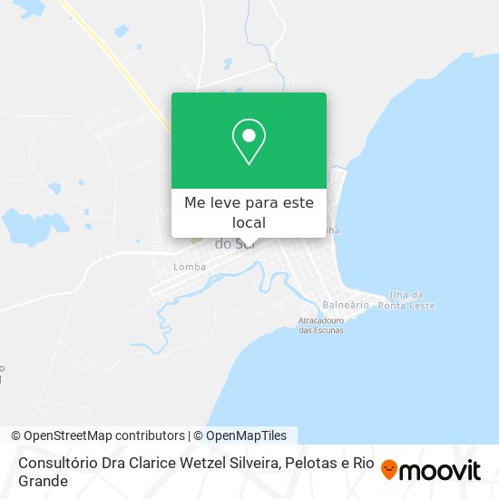 Consultório Dra Clarice Wetzel Silveira mapa