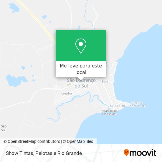 Show Tintas mapa