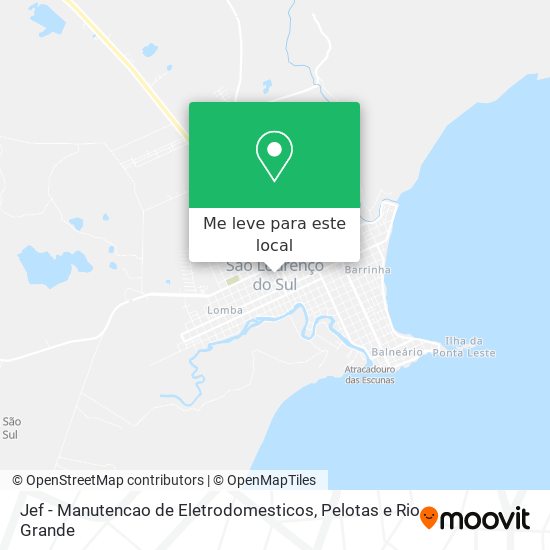 Jef - Manutencao de Eletrodomesticos mapa
