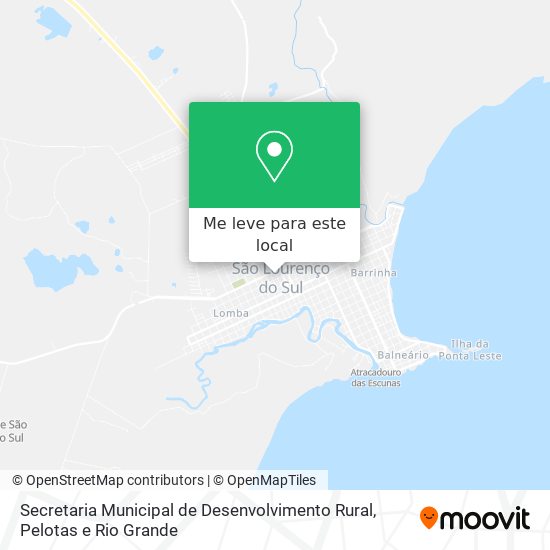Secretaria Municipal de Desenvolvimento Rural mapa