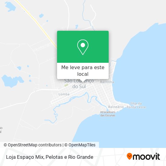 Loja Espaço Mix mapa