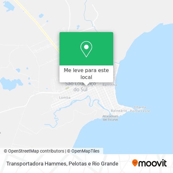 Transportadora Hammes mapa