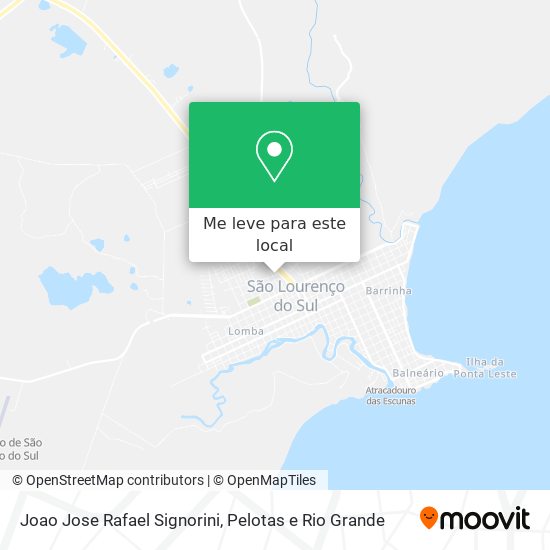 Joao Jose Rafael Signorini mapa