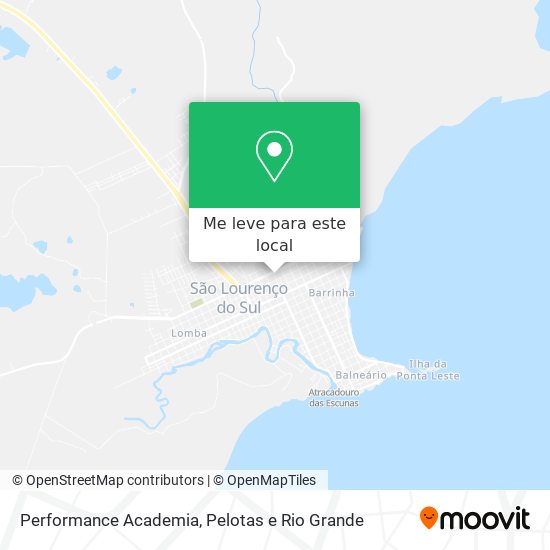 Performance Academia mapa