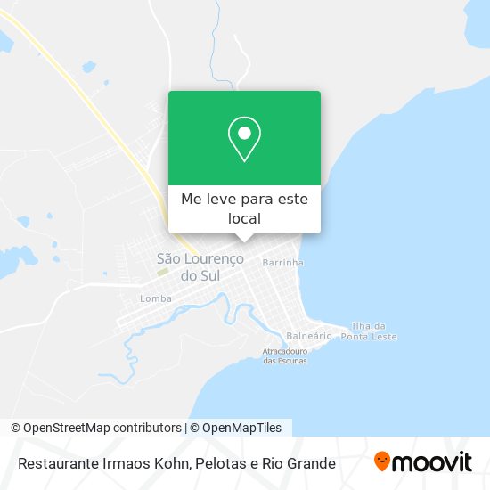 Restaurante Irmaos Kohn mapa