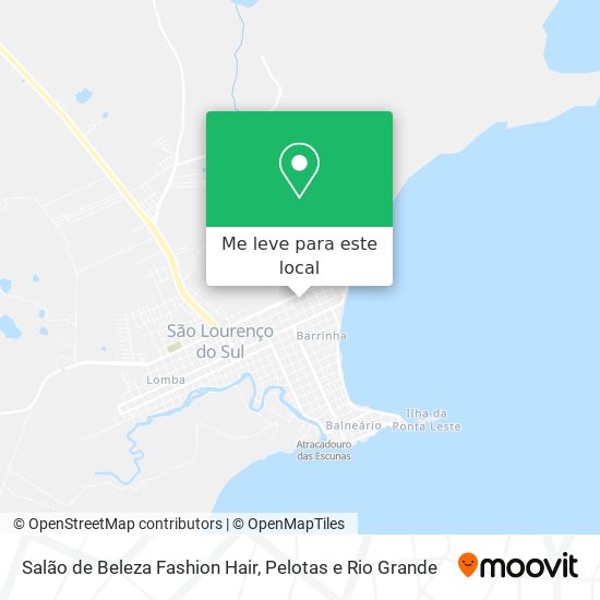 Salão de Beleza Fashion Hair mapa
