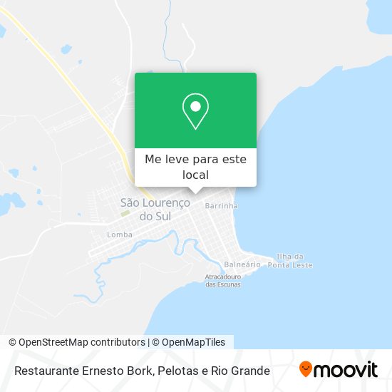 Restaurante Ernesto Bork mapa