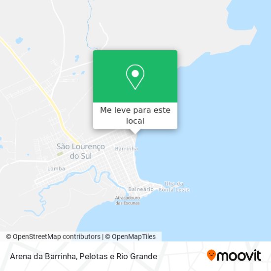 Arena da Barrinha mapa