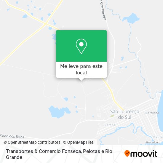 Transportes & Comercio Fonseca mapa