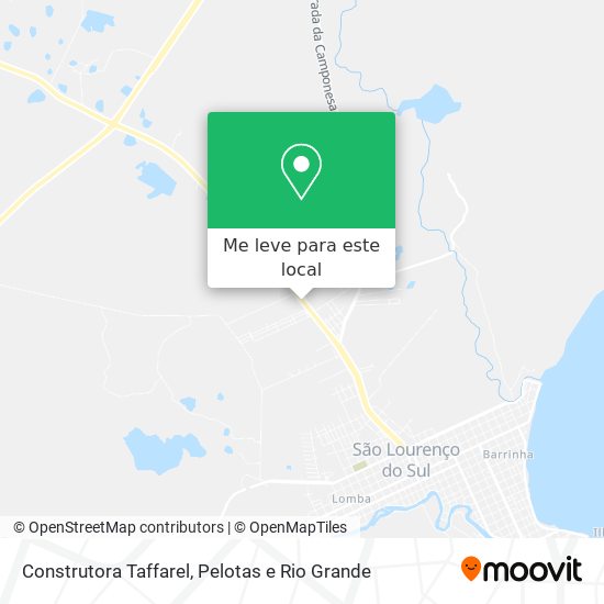 Construtora Taffarel mapa