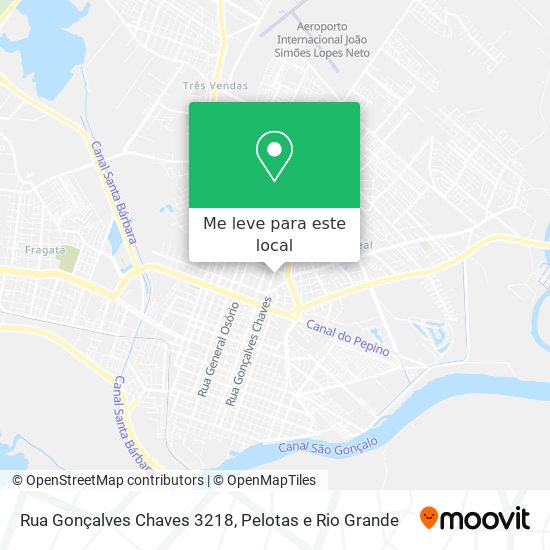 Rua Gonçalves Chaves 3218 mapa