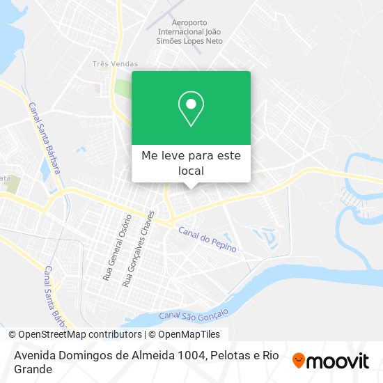 Avenida Domingos de Almeida 1004 mapa