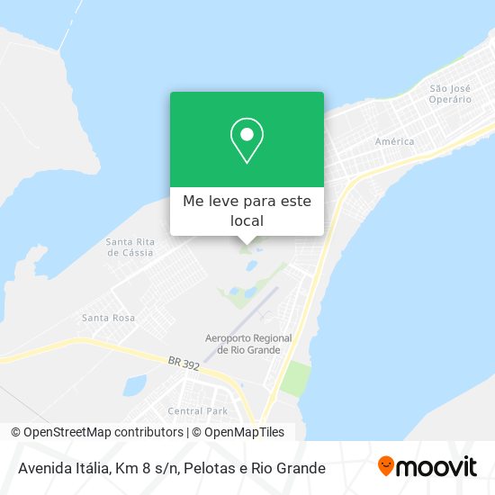 Avenida Itália, Km 8 s/n mapa