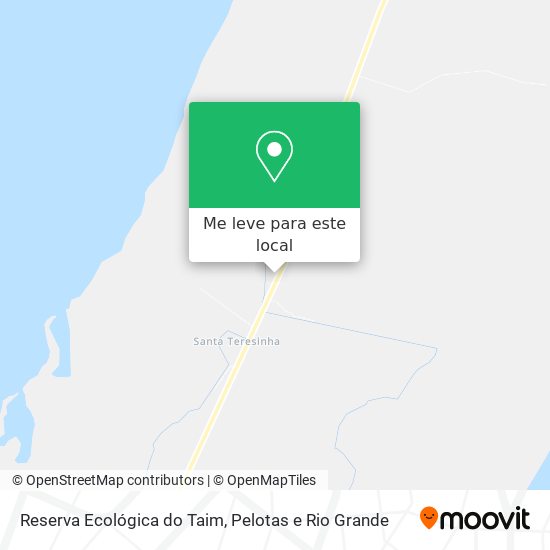 Reserva Ecológica do Taim mapa