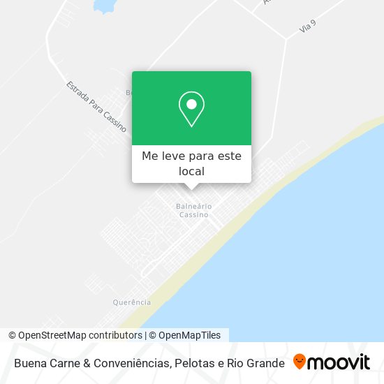 Buena Carne & Conveniências mapa